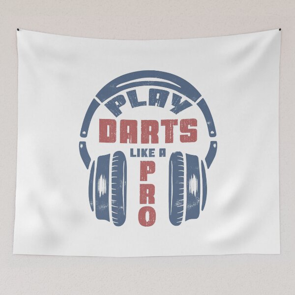 Item preview, Funny Play Darts Like A Pro Headphones designed and sold by OmmeDesigns.