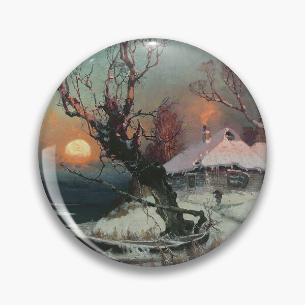 Item preview, Winter scenery - Sunset in winter by Julius von Klever designed and sold by AR-shop.