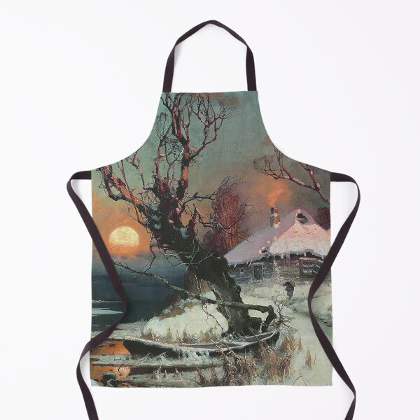 Item preview, Winter scenery - Sunset in winter by Julius von Klever designed and sold by AR-shop.