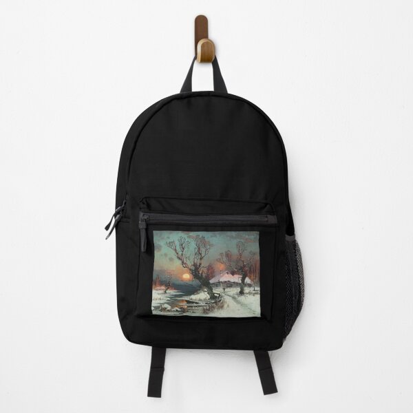 Item preview, Winter scenery - Sunset in winter by Julius von Klever designed and sold by AR-shop.