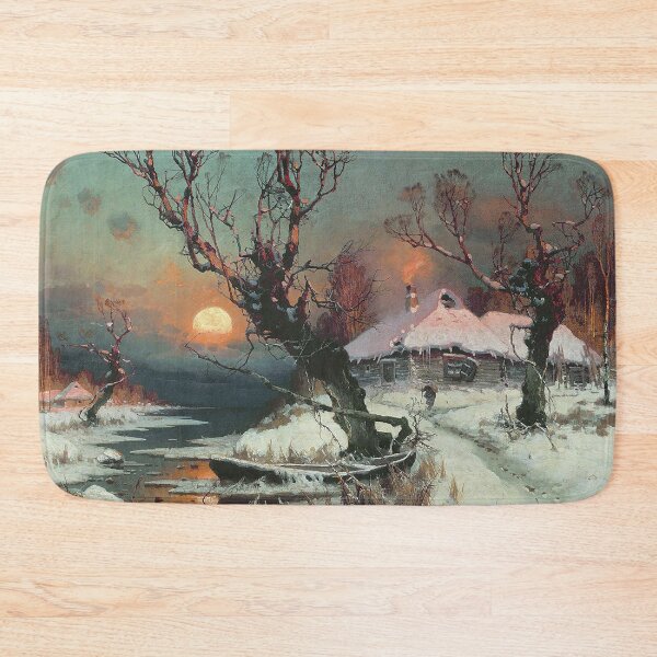 Item preview, Winter scenery - Sunset in winter by Julius von Klever designed and sold by AR-shop.