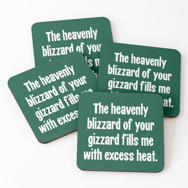Item preview, The Heavenly Blizzard of Your Gizzard Fills Me With Excess Heat   designed and sold by AliveApparelwww.
