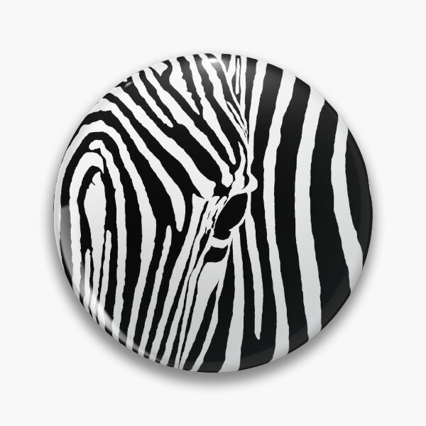 Item preview, Zebra Looking At Camera White Stripes designed and sold by TheScraggyBeard.