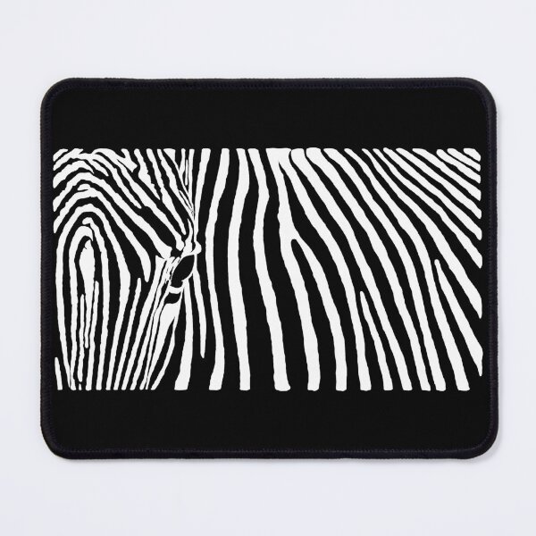 Item preview, Zebra Looking At Camera White Stripes designed and sold by TheScraggyBeard.