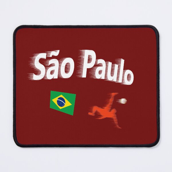 Item preview, São Paulo, Brazil Soccer abstract design designed and sold by lobodelnoir.