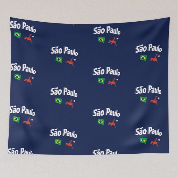Item preview, São Paulo, Brazil Soccer abstract design  designed and sold by lobodelnoir.