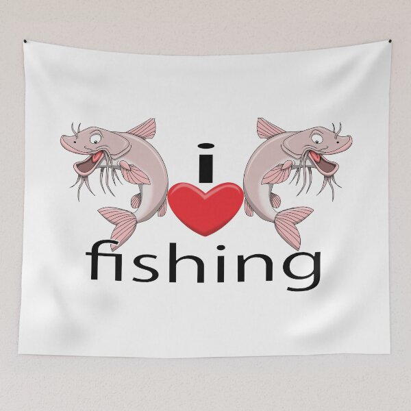 Item preview, I Love Fishing designed and sold by wickedcartoons.