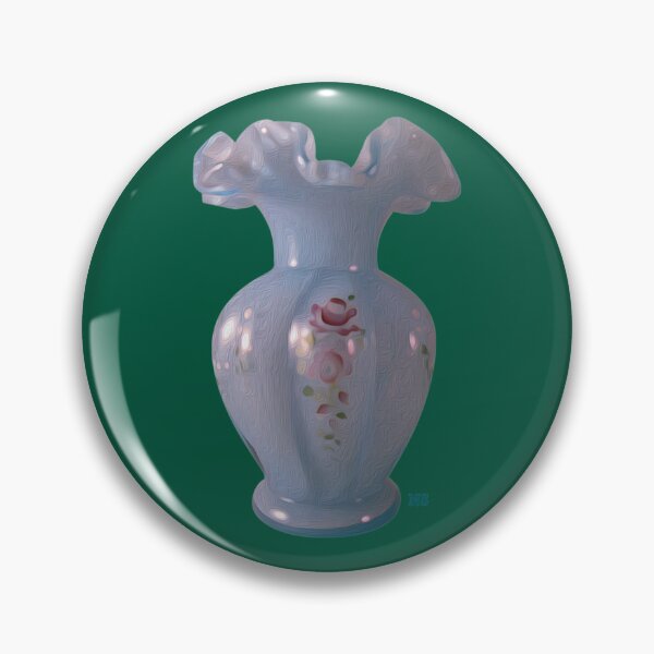 Item preview, Smoked blue vintage vase   designed and sold by AliveApparelwww.