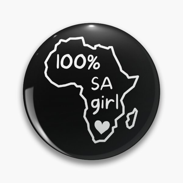 Item preview, 100% SA girl with heart in African map - South Africa designed and sold by Huesoffun.