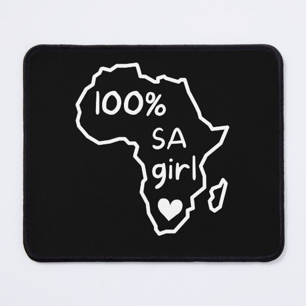 Item preview, 100% SA girl with heart in African map - South Africa designed and sold by Huesoffun.