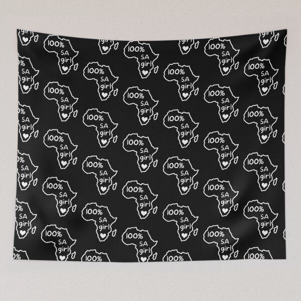 Item preview, 100% SA girl with heart in African map - South Africa designed and sold by Huesoffun.