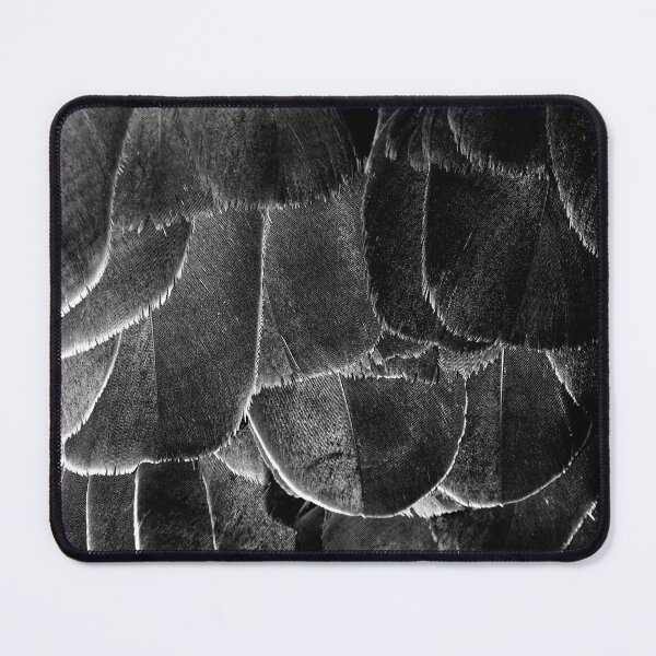 Item preview, Bird Feathers - Goose Plumage Pattern in Black and White designed and sold by CarolinaReina.