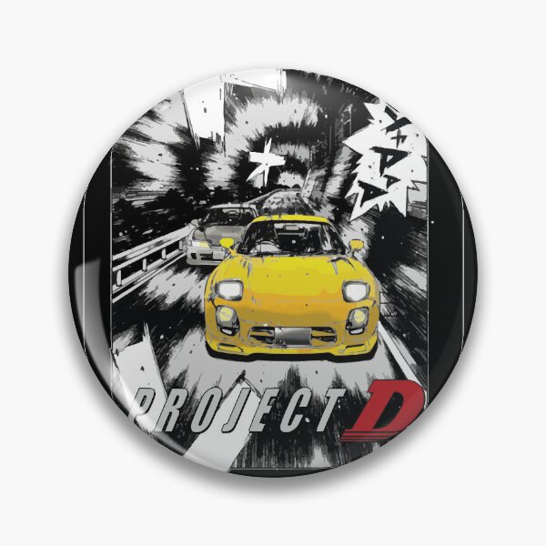 Item preview, Project D stage Initial D - fd vs dc2 Mountain Drift Racing Tandem Keisuke Takahashi vs Smiley Saka designed and sold by cowtownCOWBOY.
