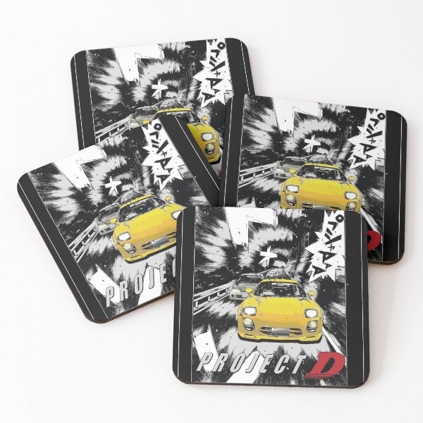Item preview, Project D stage Initial D - fd vs dc2 Mountain Drift Racing Tandem Keisuke Takahashi vs Smiley Saka designed and sold by cowtownCOWBOY.