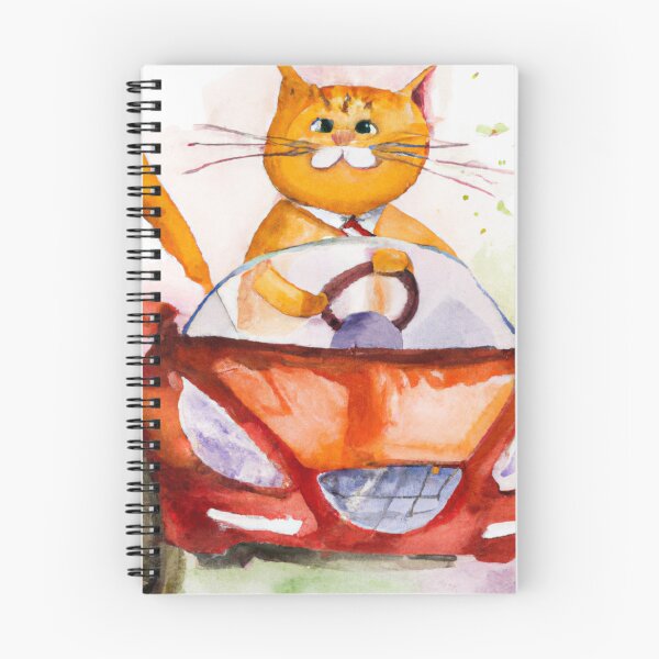 Item preview, Cat driving a car-Edited AI generated art designed and sold by Frostp.