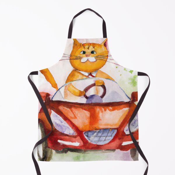 Item preview, Cat driving a car-Edited AI generated art designed and sold by Frostp.