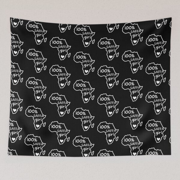 Item preview, Copy of 100% Saffa girl with heart in African map - South Africa designed and sold by Huesoffun.