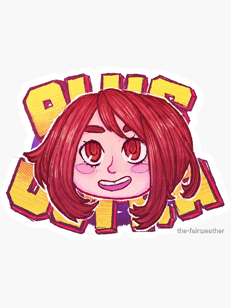 "Plus Ultra Uraraka " Sticker by the-fairweather | Redbubble