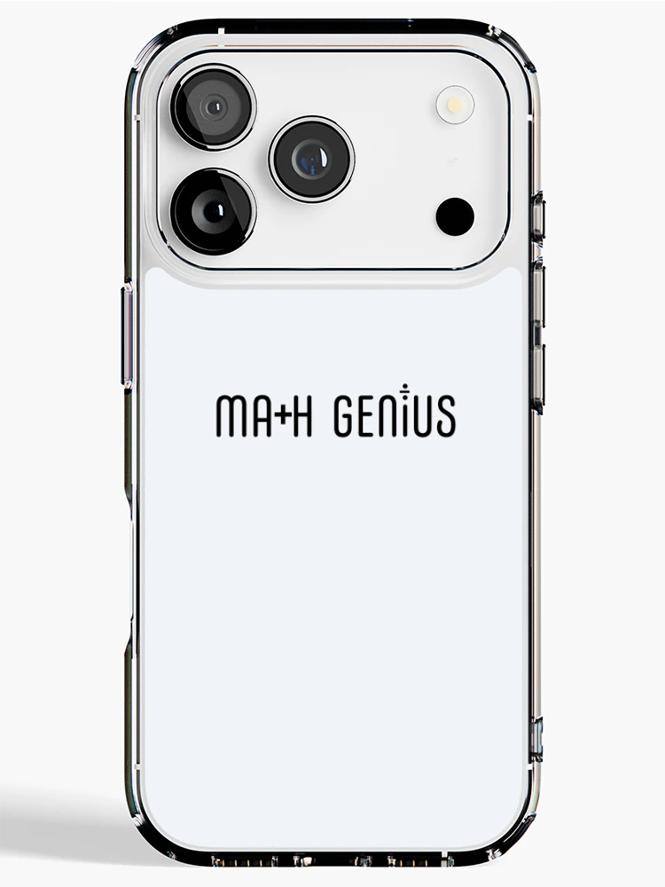 Thumbnail 1 of 5, iPhone Case, Math Genius designed and sold by MathVerge.