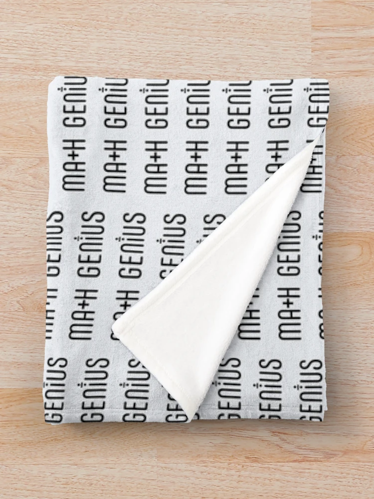 Thumbnail 3 of 6, Throw Blanket, Math Genius designed and sold by MathVerge.