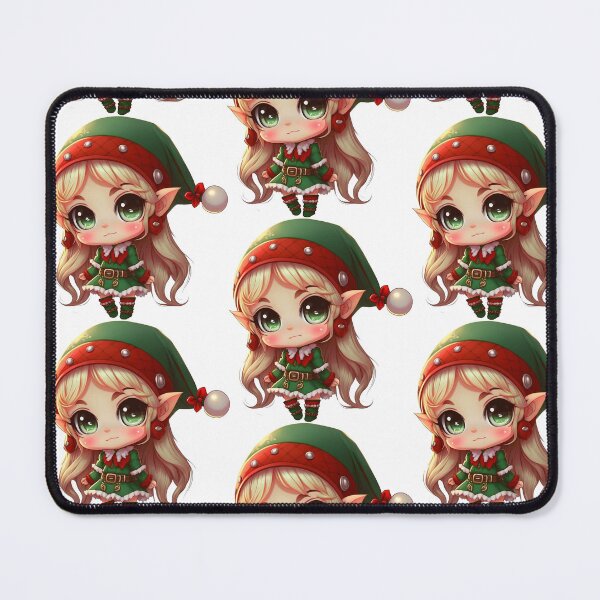 Item preview, Merry Chibi Elf - A Cute Christmas Design designed and sold by TheChibiStore.