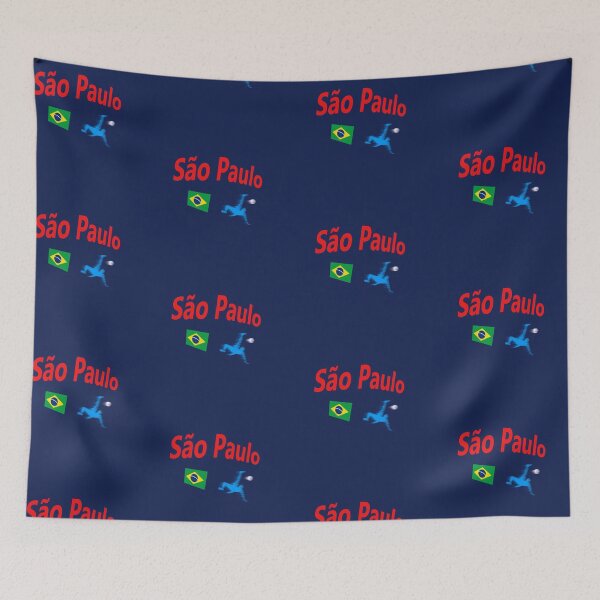 Item preview, São Paulo, Brazil Soccer abstract design  designed and sold by lobodelnoir.