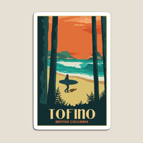 Artikel-Vorschau von Tofino Surfstrand Vintage, designt und verkauft von mikoala50.