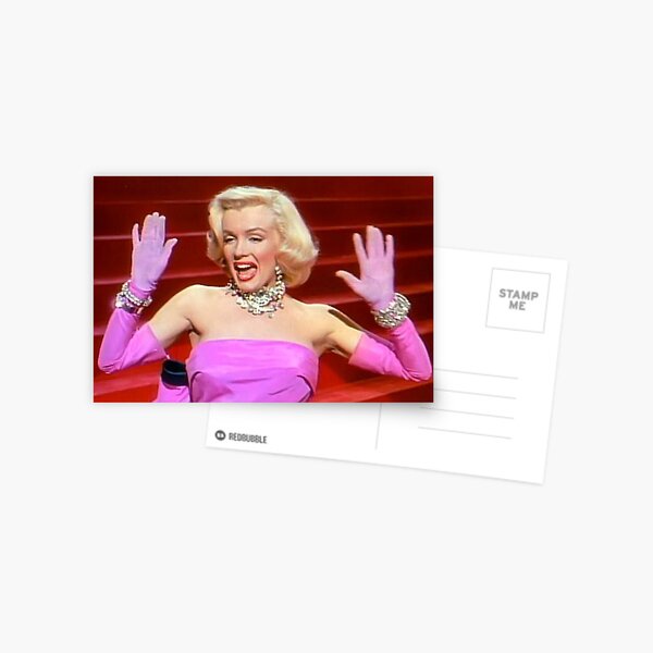 Marilyn Monroe In Gentlemen Prefer Blonde Postcard