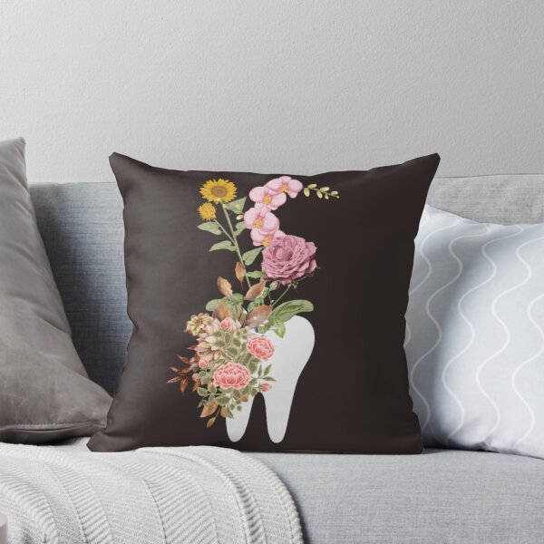 Item preview, Diente con flores vintage - dental designed and sold by FiansouShop.
