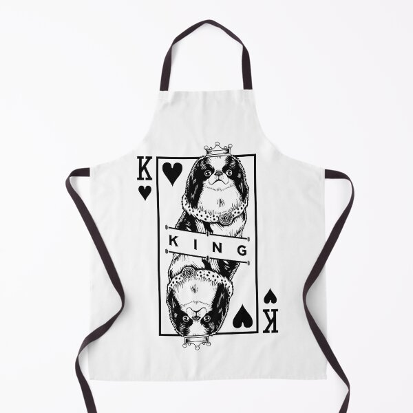 Item preview, Japanese Chin Spaniel King Of Hearts Funny Dog Pop Art designed and sold by GrandeDuc.