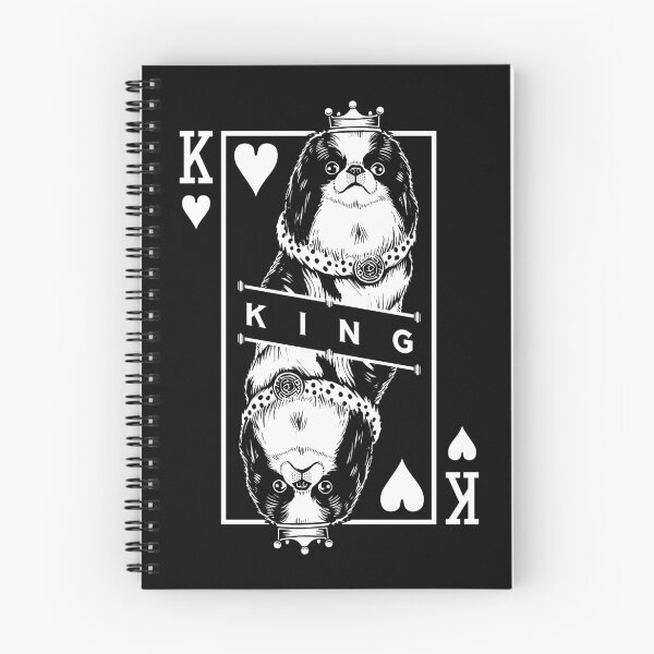 Item preview, Japanese Chin Spaniel King Of Hearts Funny Dog Pop Art designed and sold by GrandeDuc.