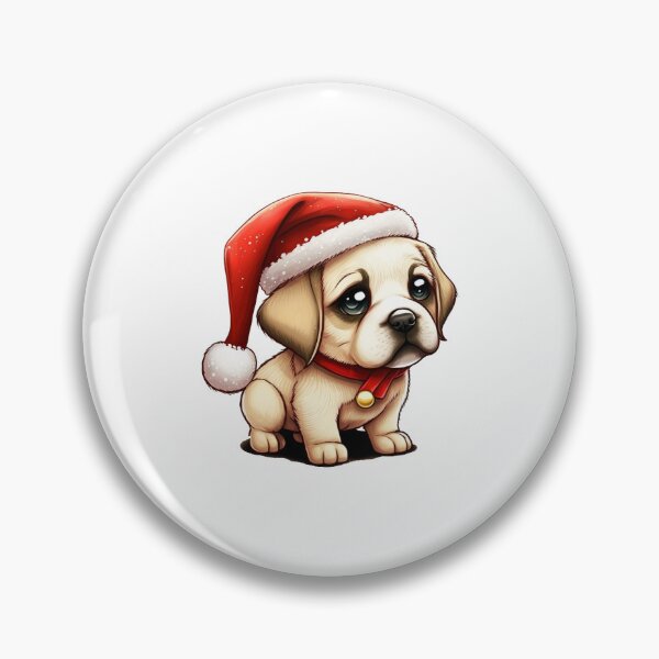 Aperçu de l'œuvre Merry Paws: Conception de chien de Noël mignon créée et vendue par TheChibiStore.