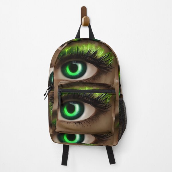 Item preview, Intense green eye generated by artificial intelligence designed and sold by megadrina.