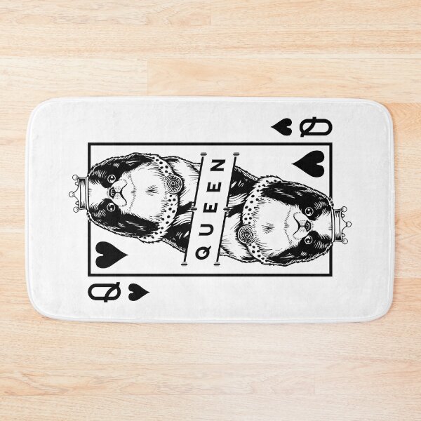 Item preview, Japanese Chin Spaniel Queen Of Hearts Funny Dog Pop Art designed and sold by GrandeDuc.