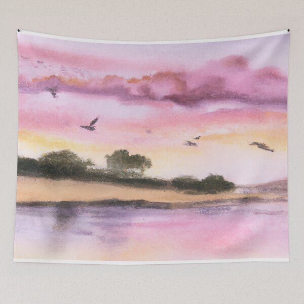 Item preview, Watercolor painting - sunset on the beach designed and sold by KTN-Branding.
