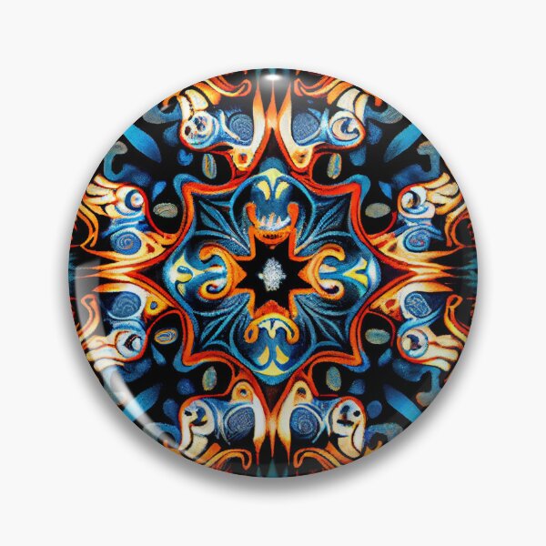 Artikelvorschau, Mystical Imagined Coarse Latin Pattern Digital Painting entworfen und verkauft von CodeAndColors.
