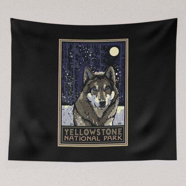Item preview, Yellowstone National Park retro  designed and sold by Original1977.