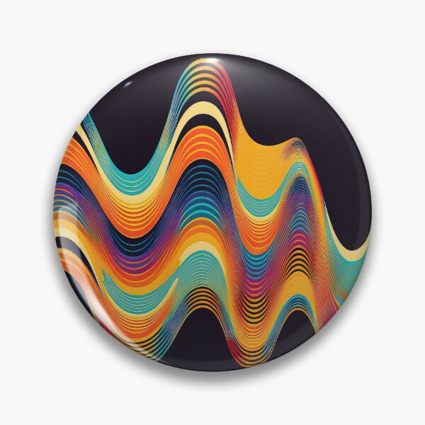 Item preview, Groovy Sine Waves designed and sold by Patternifico.