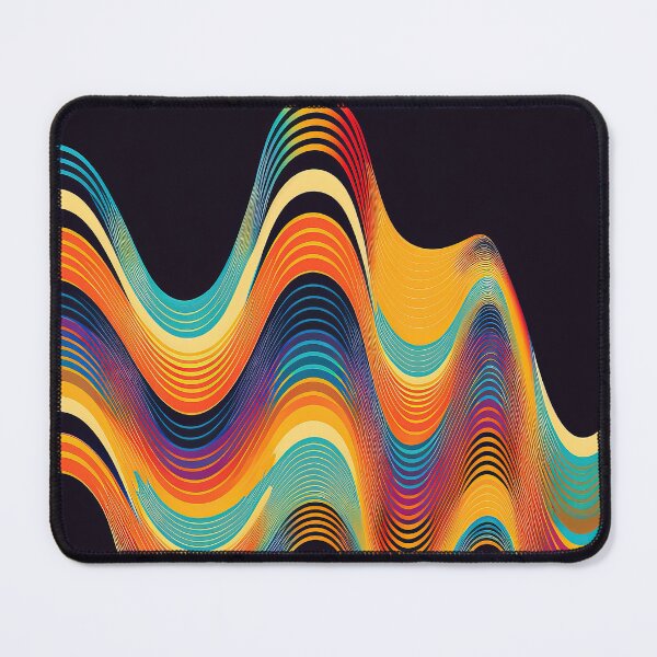 Item preview, Groovy Sine Waves designed and sold by Patternifico.