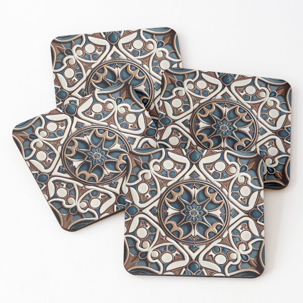Item preview, Exotic Ceramic Industrial Pattern Digital Painting designed and sold by CodeAndColors.