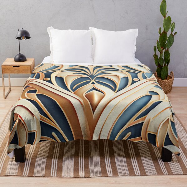 Item preview, Soft Classic Brilliant Art Deco Pattern Digital Painting designed and sold by CodeAndColors.