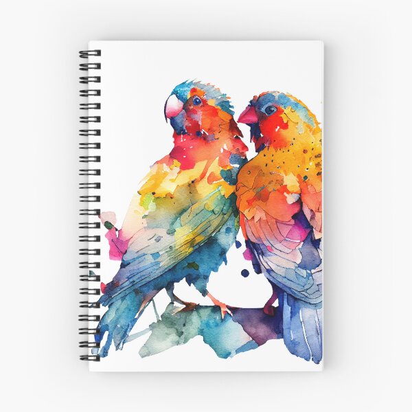 Item preview, Pair of Vibrant Parrots designed and sold by KOTOdesign.