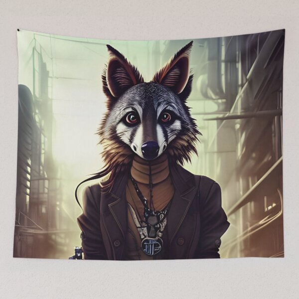 Item preview, Aardwolf in the City designed and sold by Manimilo.