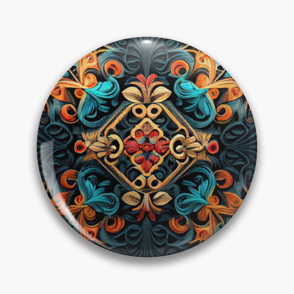 Artikelvorschau, Intense Grand Eclectic Pattern Digital Painting entworfen und verkauft von CodeAndColors.