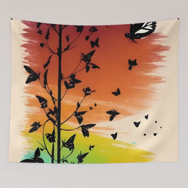 Item preview, Add a Touch of Beauty to Your Life with Our Gorgeous Minimalist Butterfly Art Prints designed and sold by supeart.