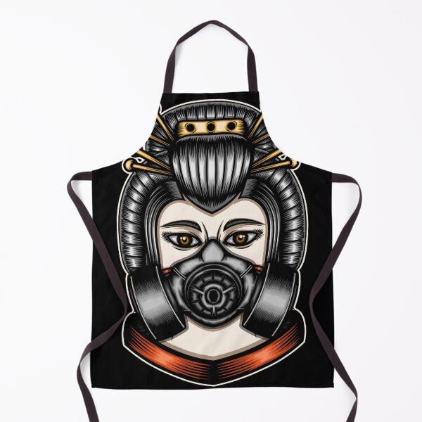 Item preview, Geisha with gas mask designed and sold by WODEXZ.