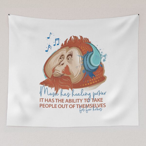 Item preview, Funny music monkey designed and sold by Tara Light.