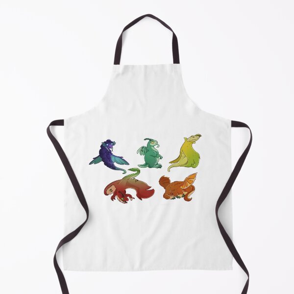 Item preview, Fruit dragons (grape, pear, banana, apple, orange) designed and sold by LlGHT-BRlNGER.