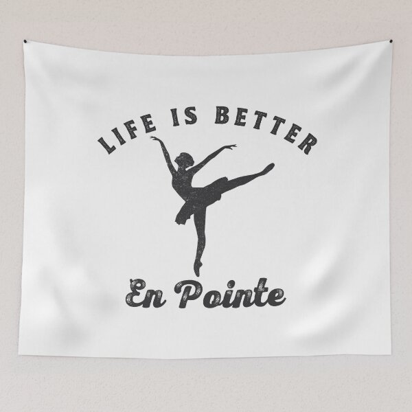 Item preview, Life Is Better En Pointe Ballerina Dancer Gift designed and sold by TonySpencer.