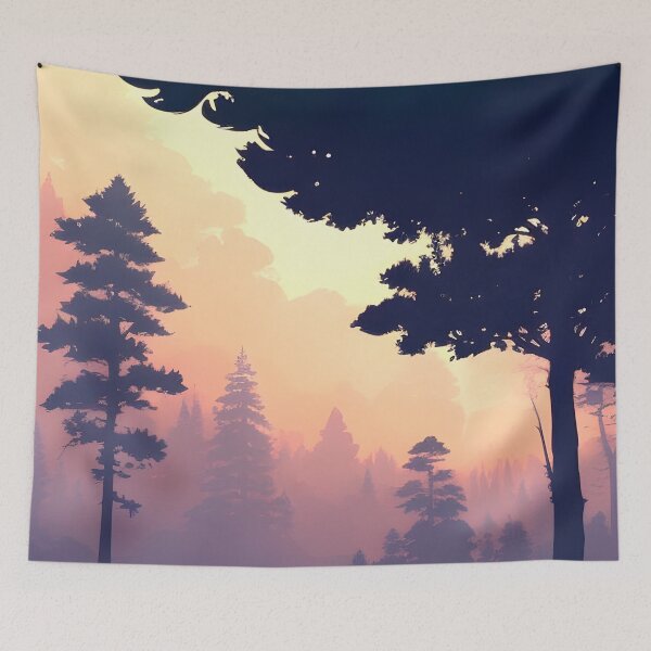 Item preview, Enhance Your Space with Our Beautiful Collection of Minimalist Landscape River View Prints designed and sold by supeart.